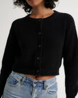 The Crop Cardi - Black