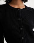 The Crop Cardi - Black