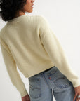 The Crop Cardi - Creme