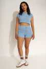 Wren Top - Sky Blue