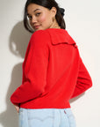 Camille Knit Pullover - Red