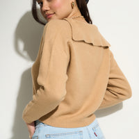 Camille Knit Pullover - Camel