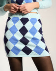 Dawn Mini Skirt - Sky