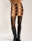 Dawn Mini Skirt - Chocolate