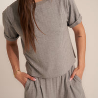 The Everyday Top - Heather Grey