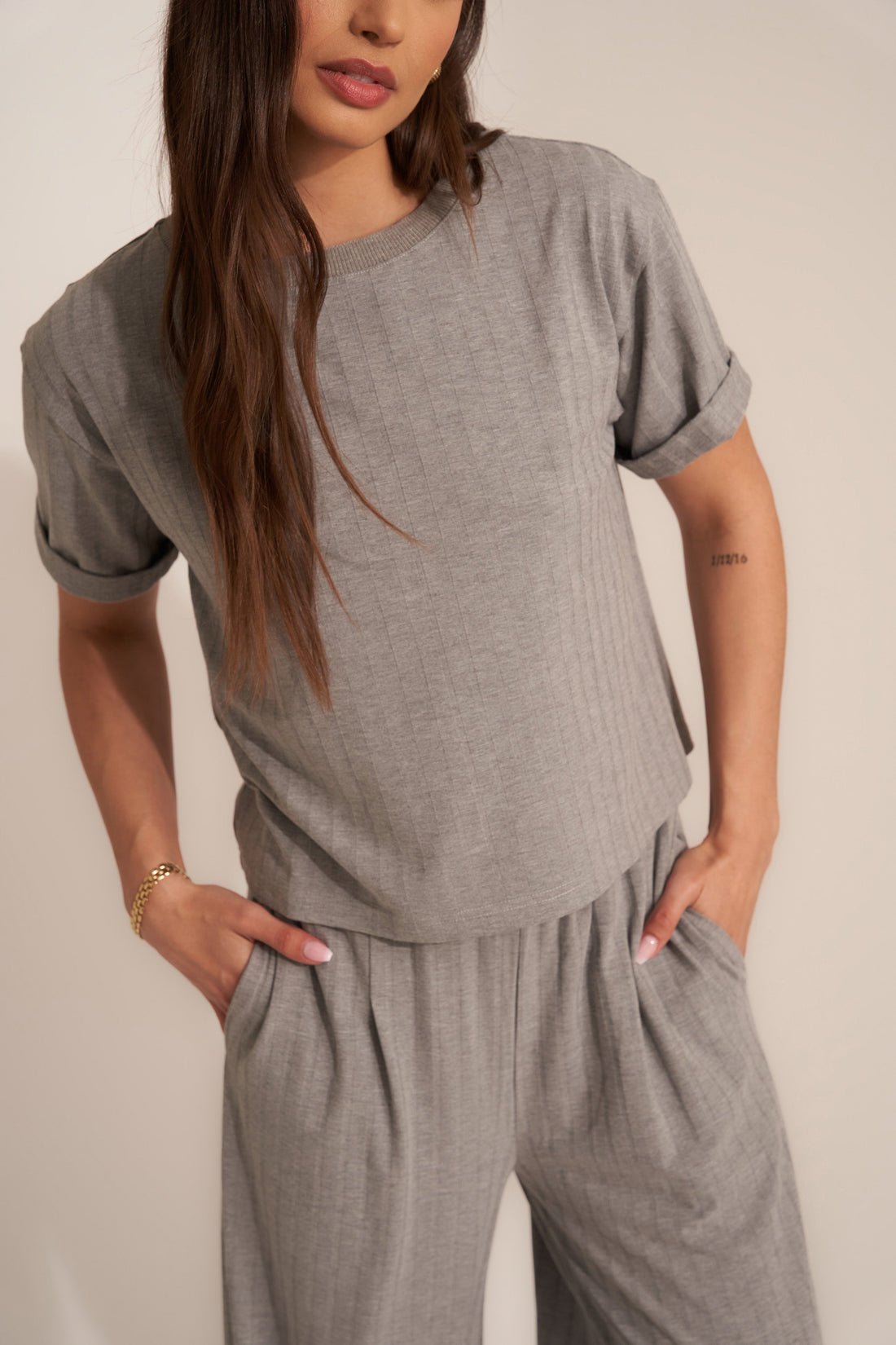 The Everyday Rib Set - Heather Grey