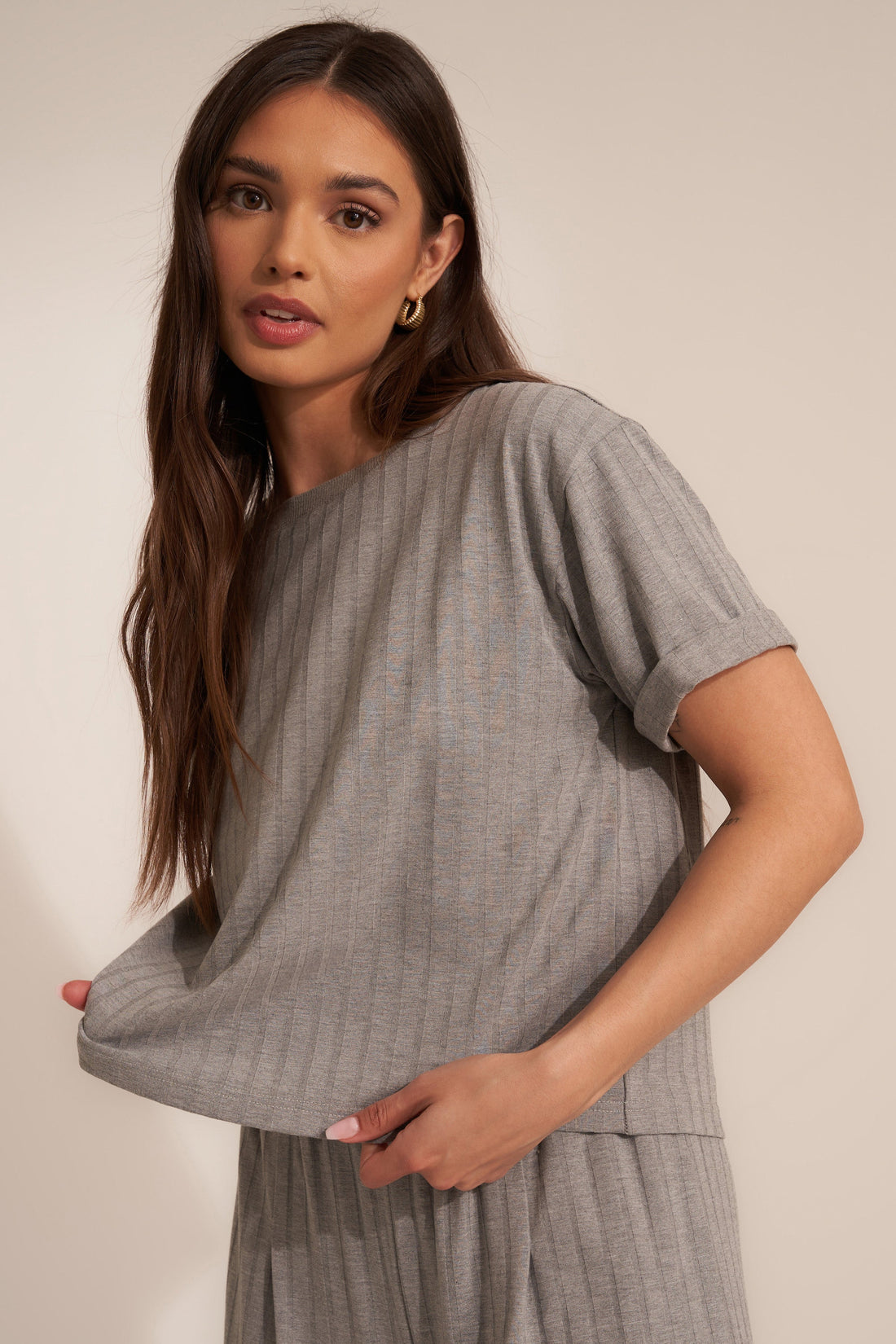 The Everyday Rib Set - Heather Grey