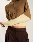 Fiona Cardigan - Raw Umber