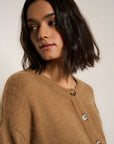 Fiona Cardigan - Raw Umber