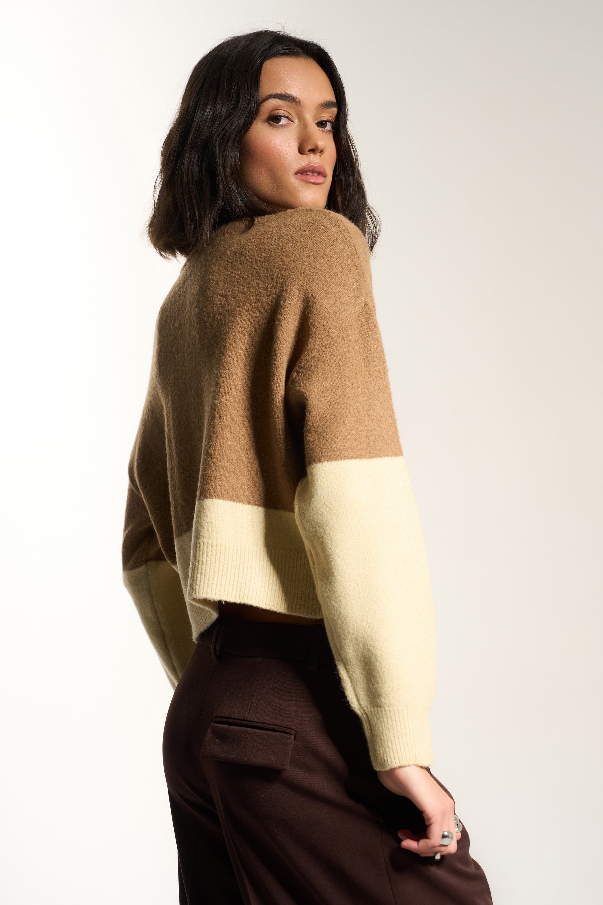 Fiona Cardigan - Raw Umber