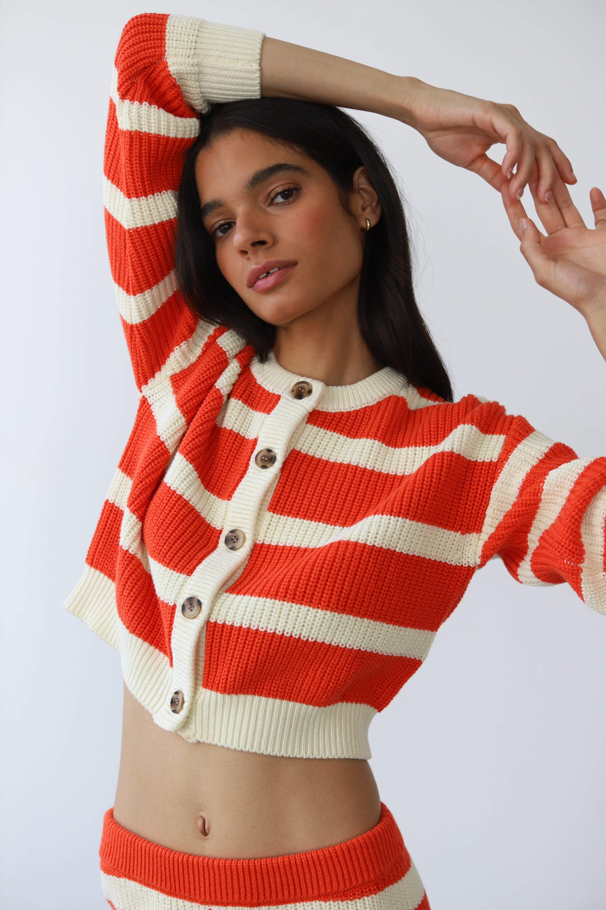 Fiona Set - Poppy Stripe