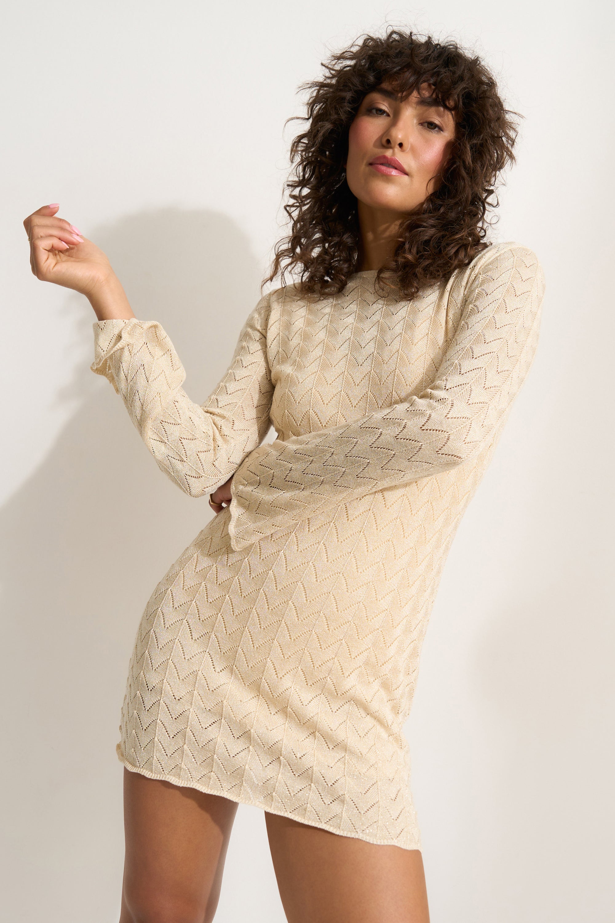 Flora Mini Dress - Swan