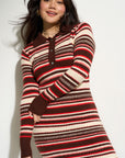 Frances Knit Bodycon - Espresso