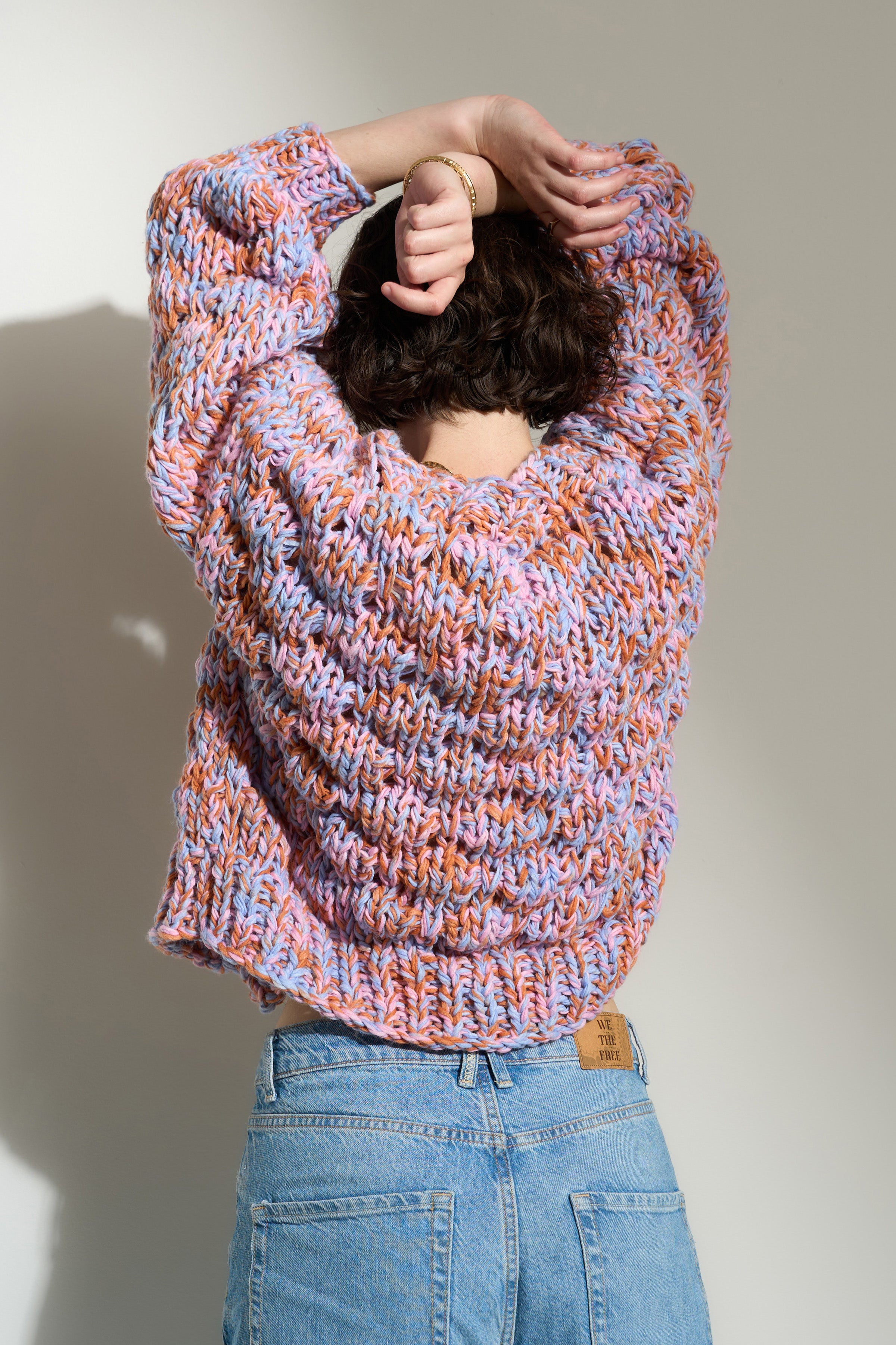 Vintage Oversized outlet Cotton Candy Sweater