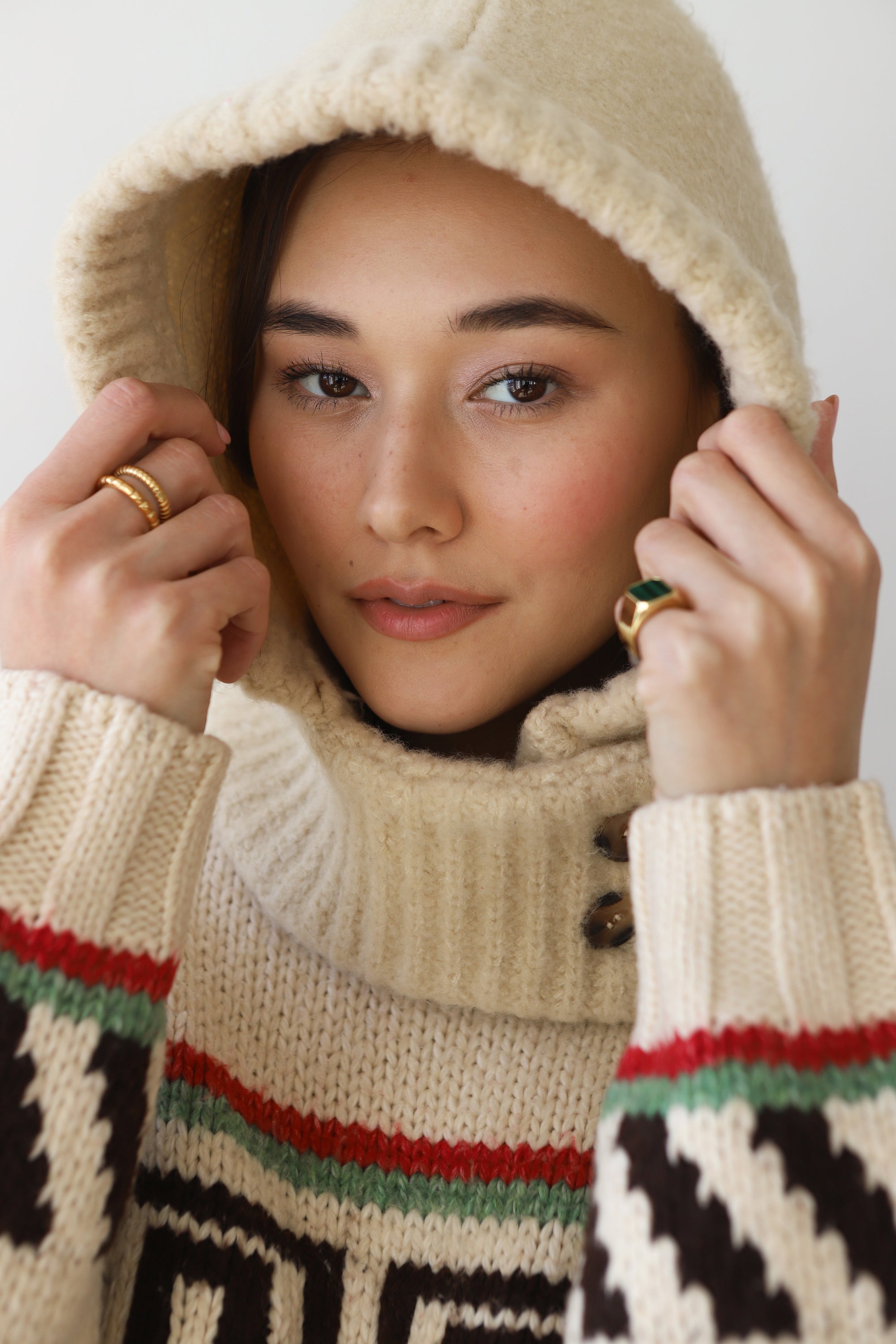 Hoodie Hat - Creme