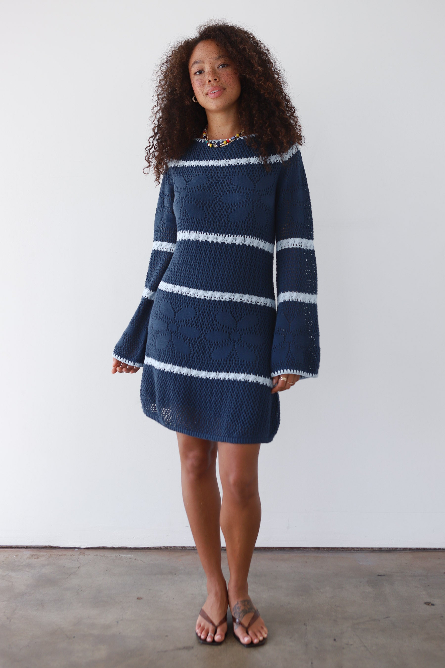 Reena Crochet Mini - Ice Blue