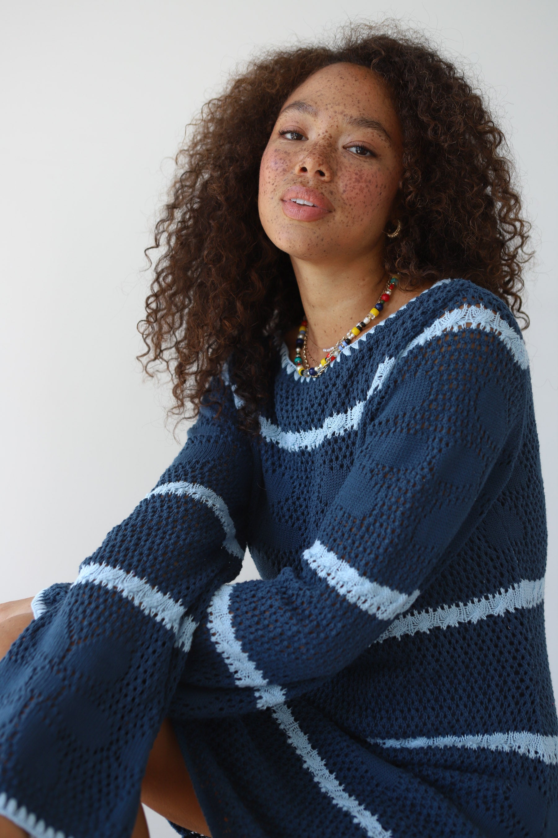 Reena Crochet Mini - Ice Blue