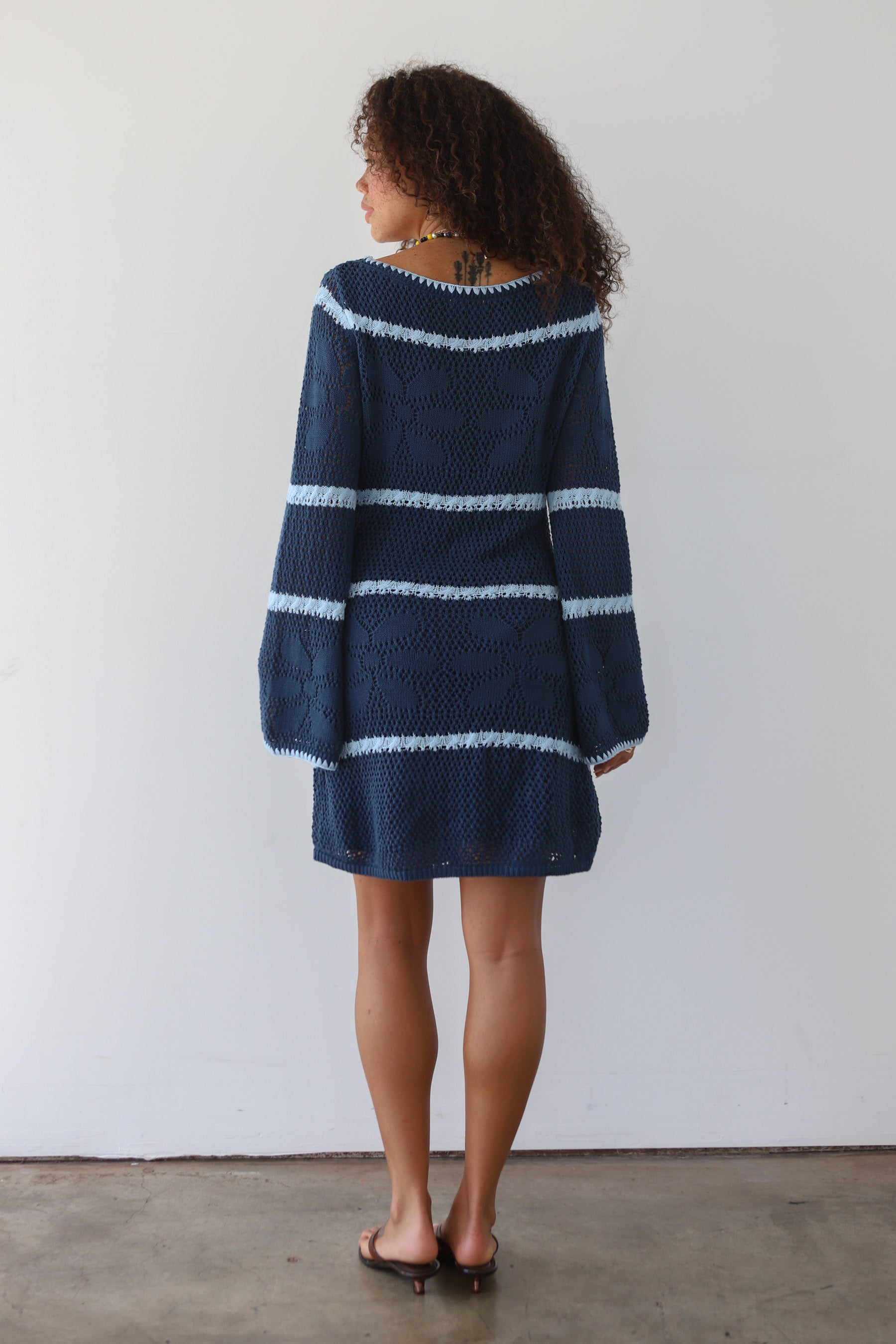 Reena Crochet Mini - Ice Blue