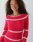 Reena Crochet MIni - Rapspberry