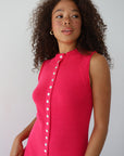Owen Midi Dress - Raspberry