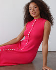 Owen Midi Dress - Raspberry
