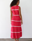 Reena Crochet Maxi - Raspberry
