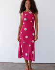Flor Maxi Dress - Raspberry