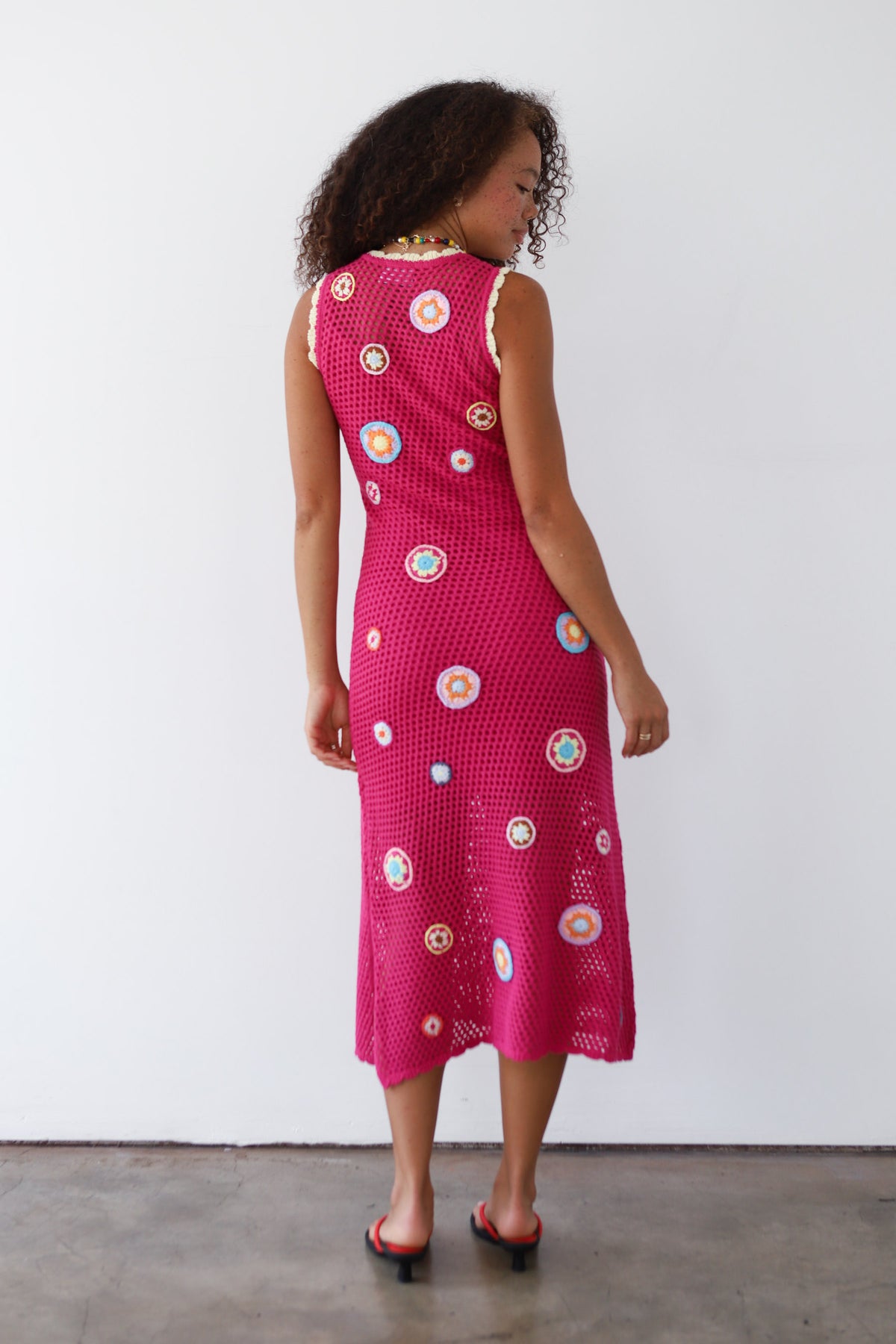 Flor Maxi Dress - Raspberry