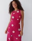 Flor Maxi Dress - Raspberry