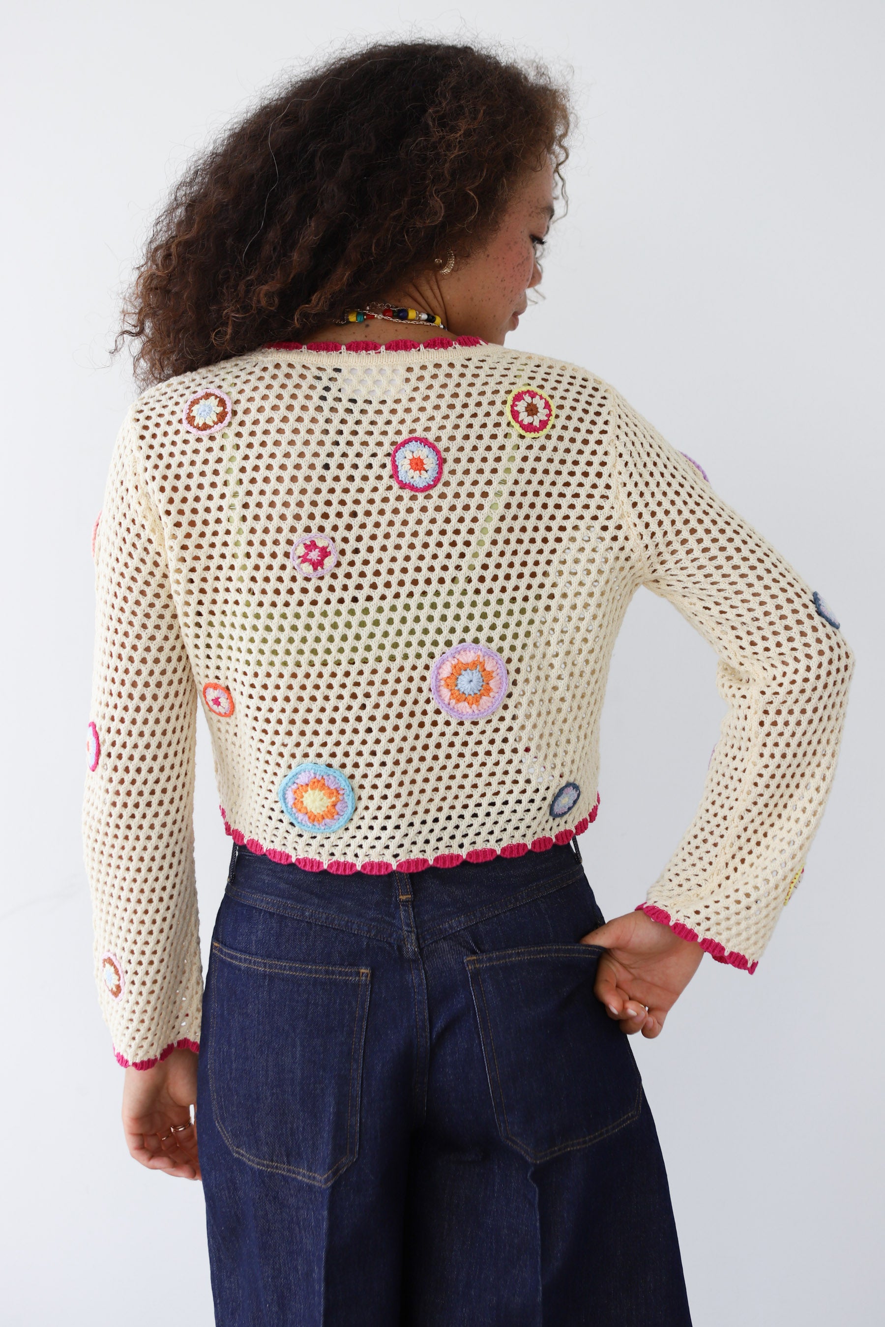 Flor Crochet Cardigan