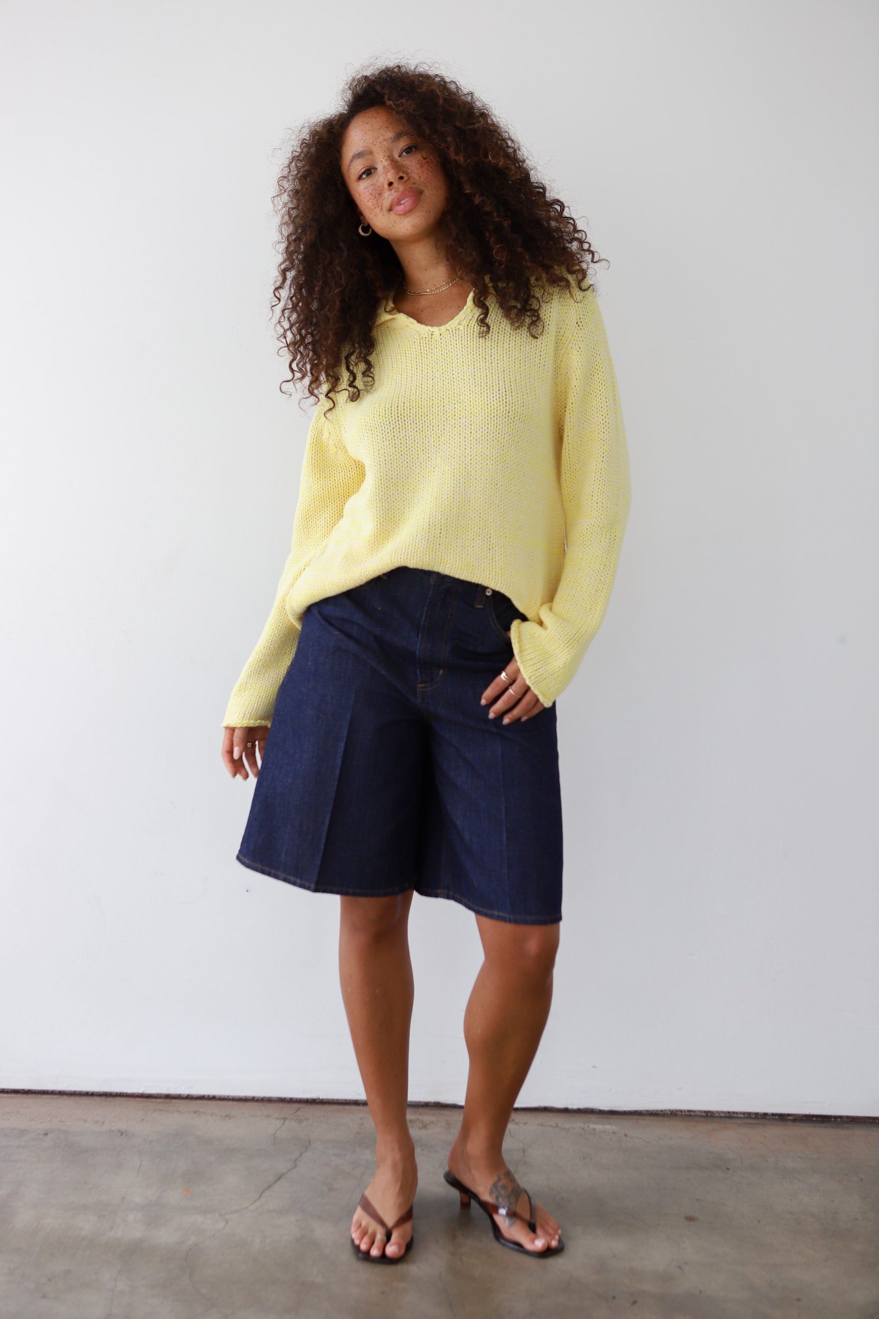 Dahlia Pullover - Banana