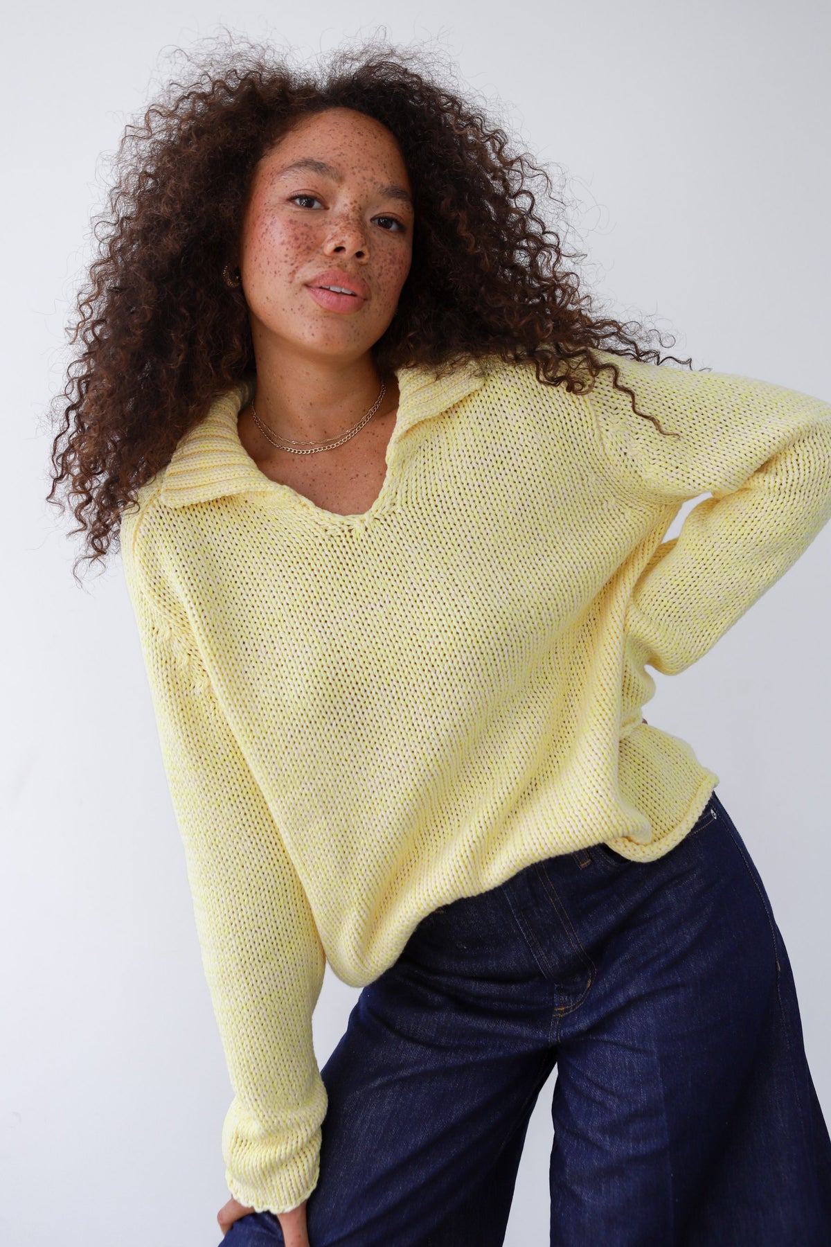Dahlia Pullover - Banana