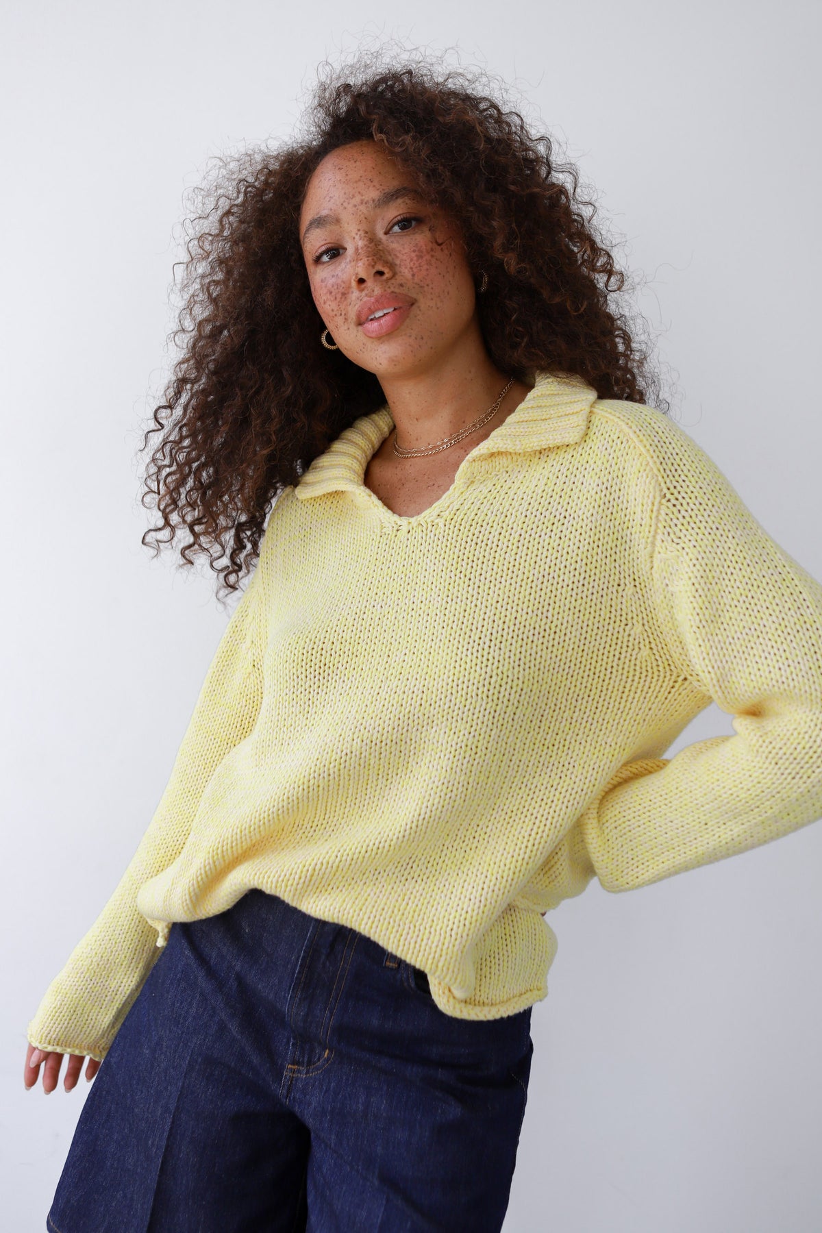 Dahlia Pullover - Banana