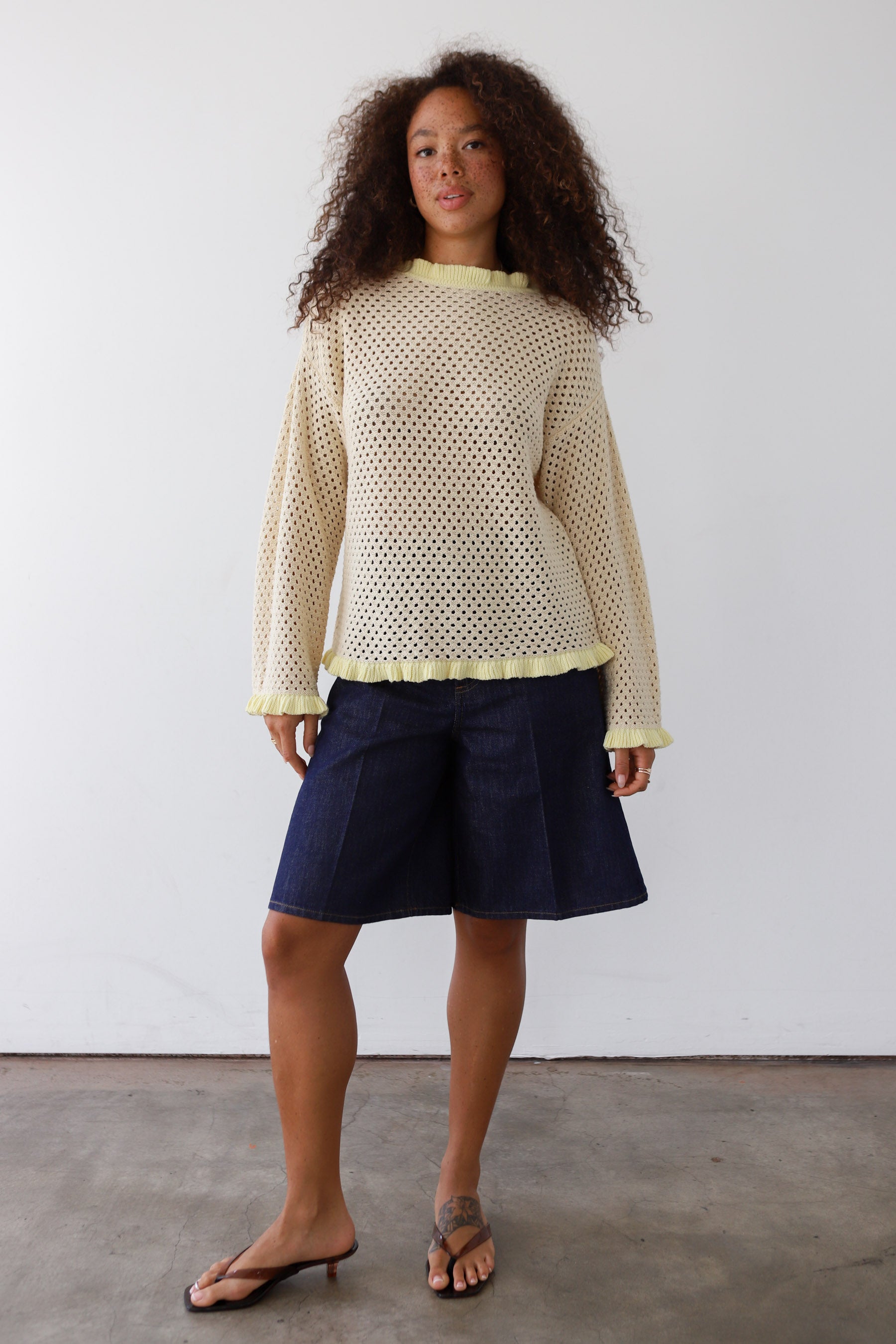 Ivy Pullover - Swan