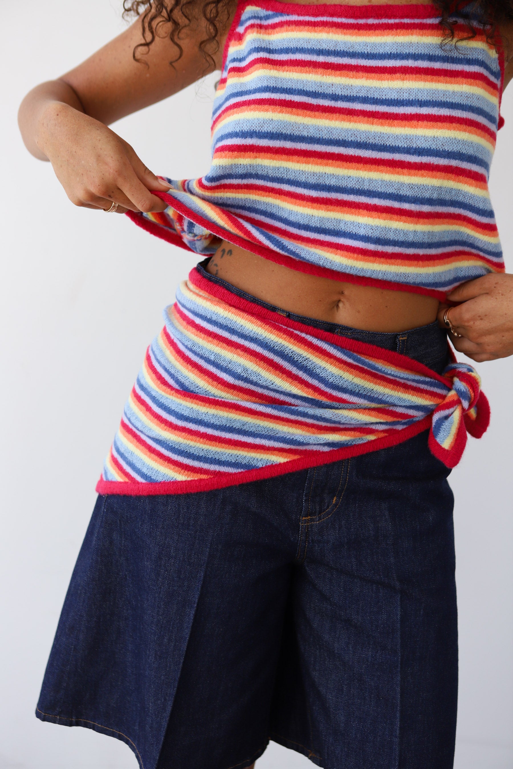 Sunny Stripe Handkerchief
