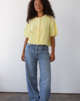 Slate Rib Cardi- Banana