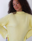 Clover Rib Pullover - Banana