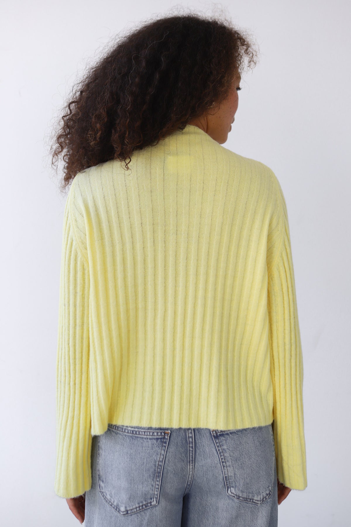 Clover Rib Pullover - Banana