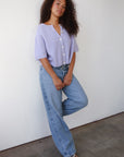 Slate Rib Cardi - Lilac