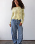 Hunter Crochet Cardi - Banana