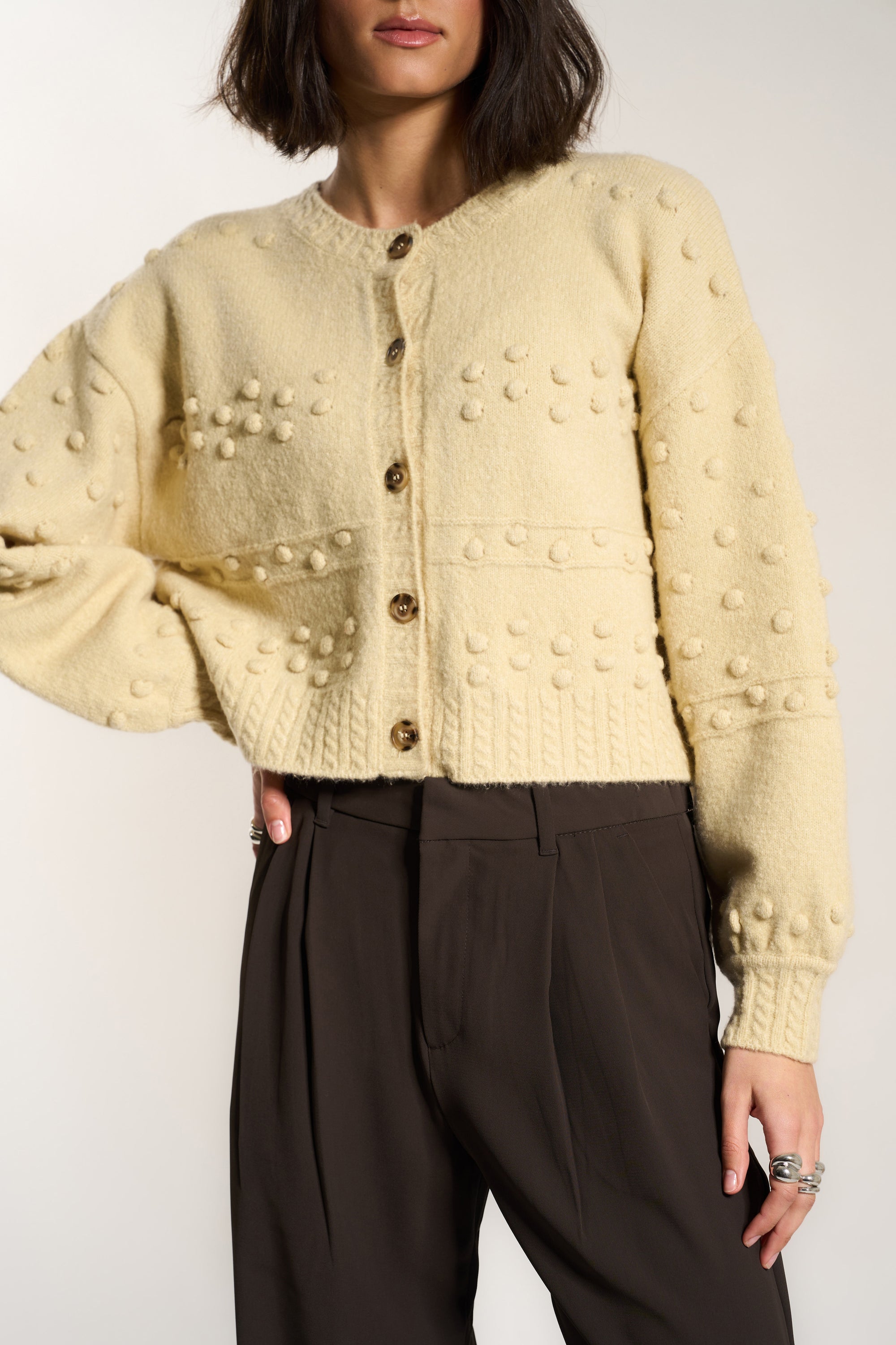 Jolie Cardigan - Swan