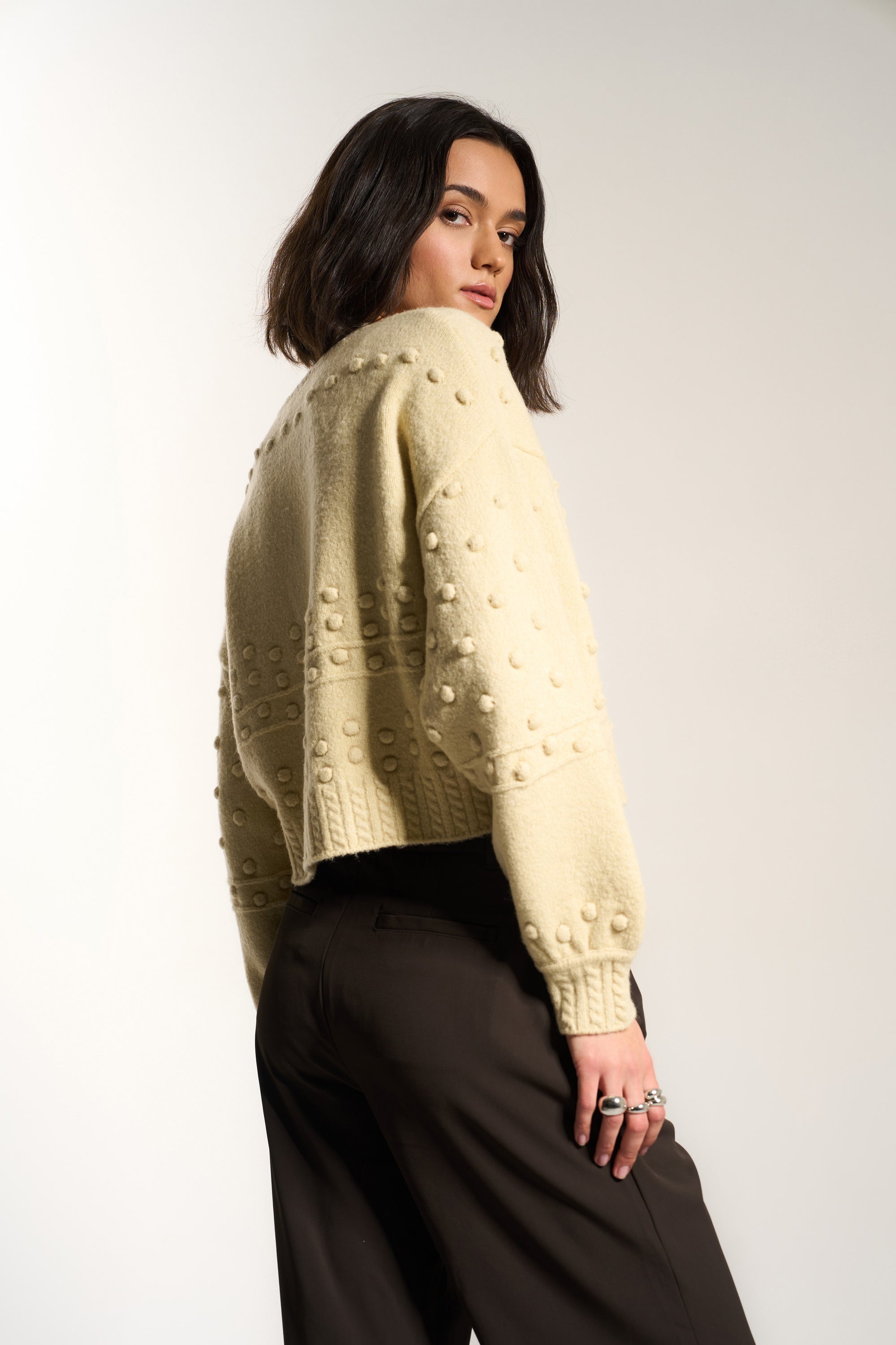 Jolie Cardigan - Swan