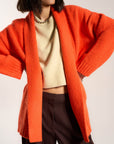 Juliet Cardigan - Red Orange