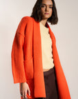 Juliet Cardigan - Red Orange