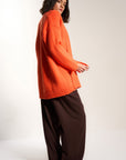 Juliet Cardigan - Red Orange