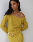 Karina Off The Shoulder Top - Dijon