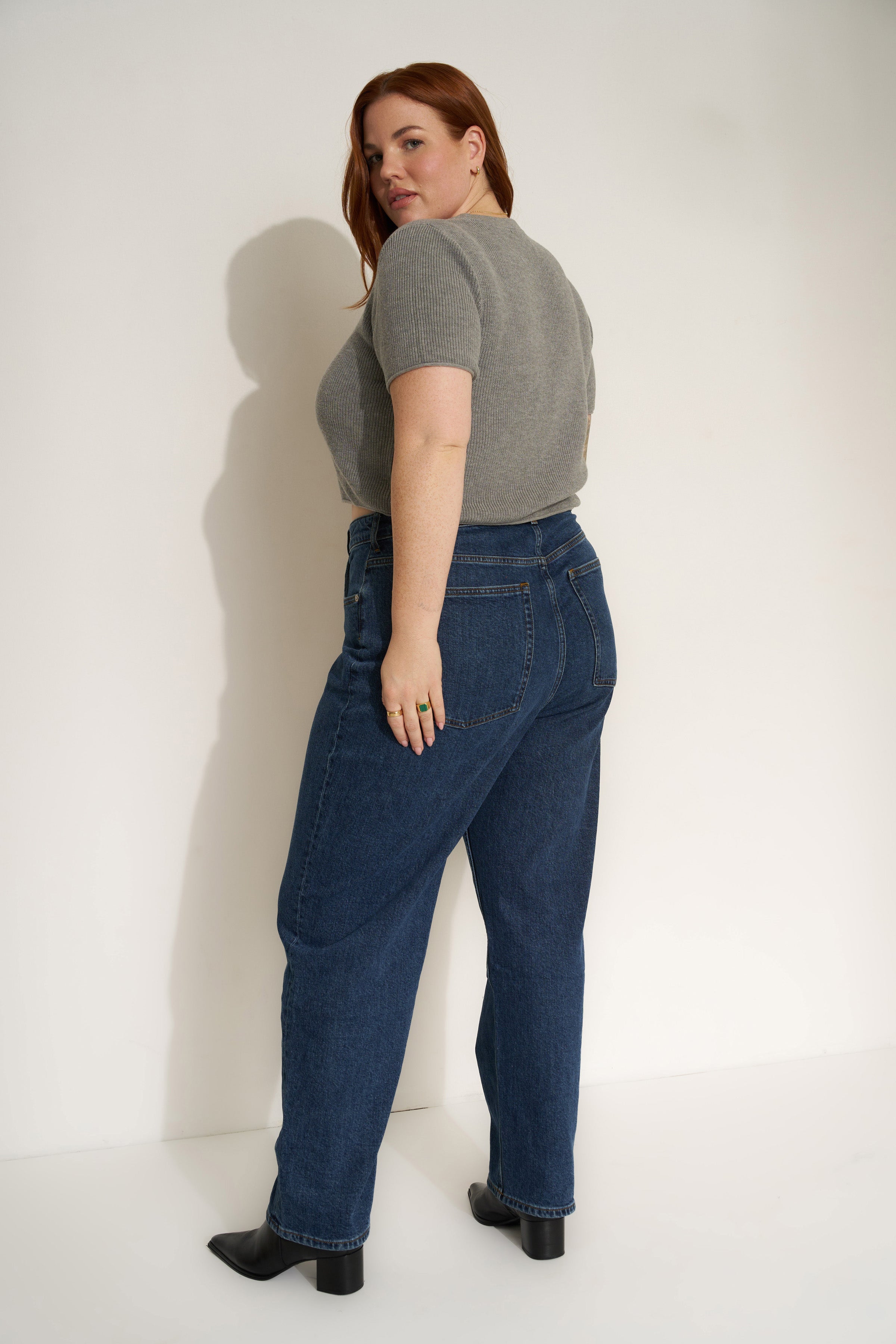 The Knit Tee - Heather Grey – Callahan Knitwear