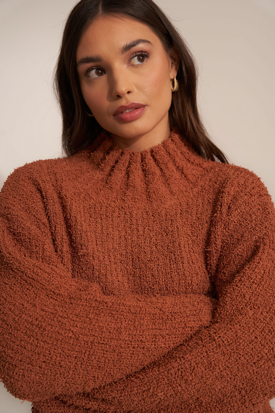 Leandra Turtleneck - Caramel