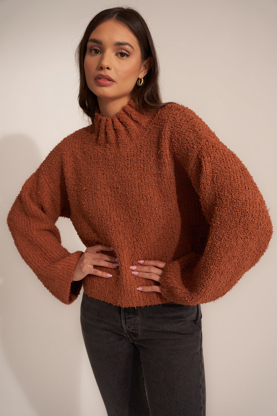Leandra Turtleneck - Caramel