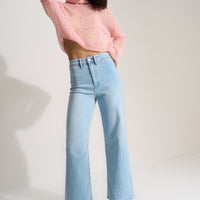 Lina Sheer Pullover - Baby Pink